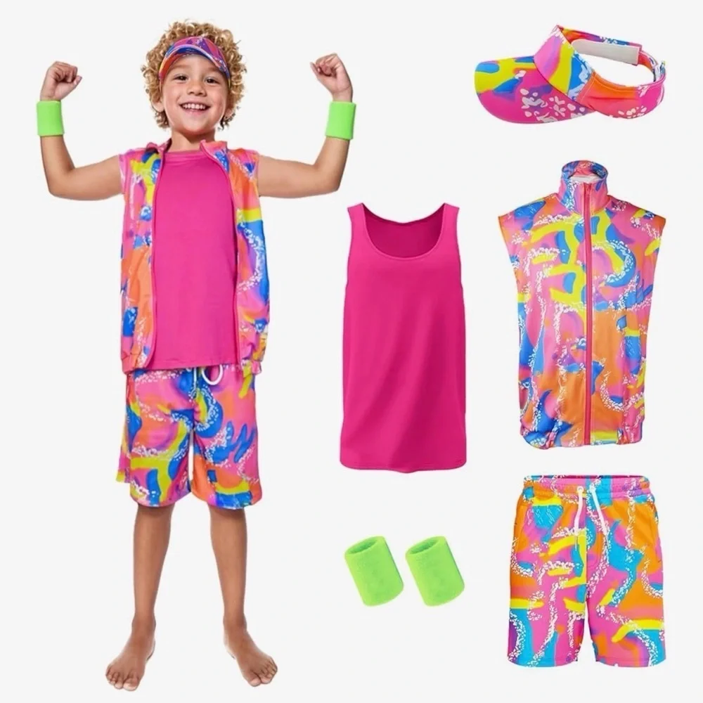 Ken Barbie Workout Costume | 5 pieces set |